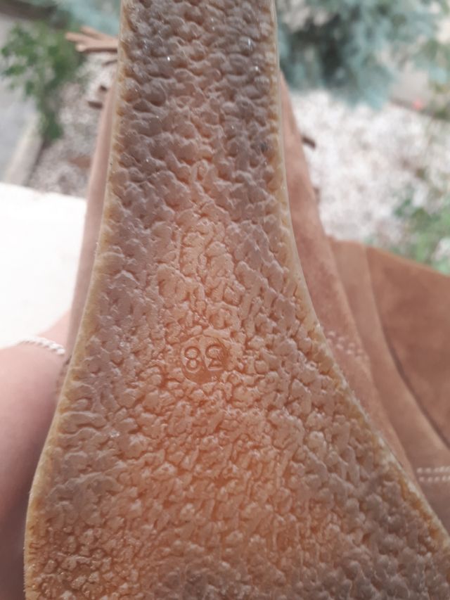 Botines de piel de Pull and Bear