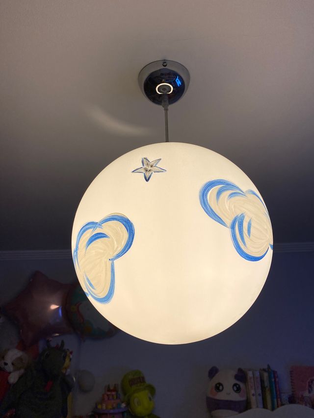 Lámpara globo de techo