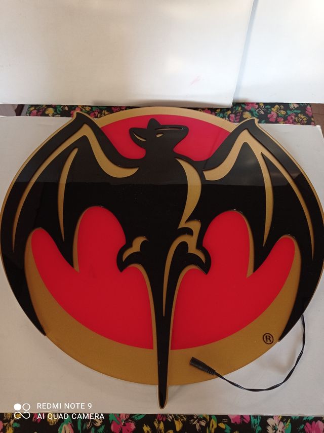 POSTER LUMINOSO BACARDI.