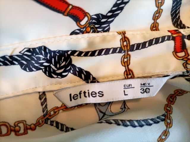 BLUSA MARINERA LEFTIES TALLA L