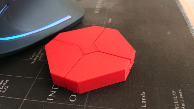Juego de ingenio rompecabezas impreso 3D 