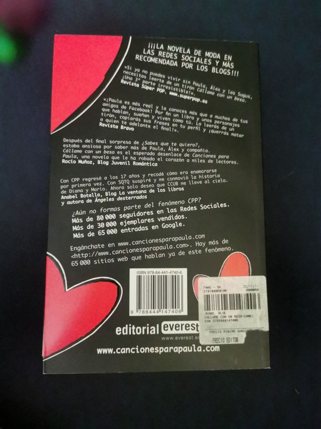 "Callame con un beso" Autor Blue Jeans