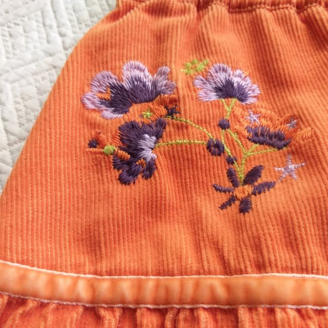 Falda naranja BROTES niña 12 años