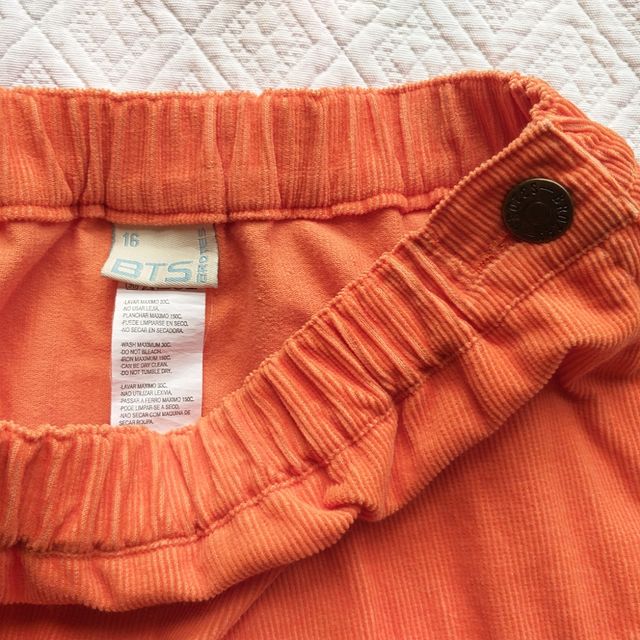 Falda naranja BROTES niña 12 años