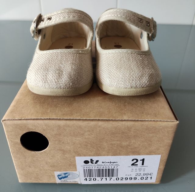 Bailarinas lino bebé OTS