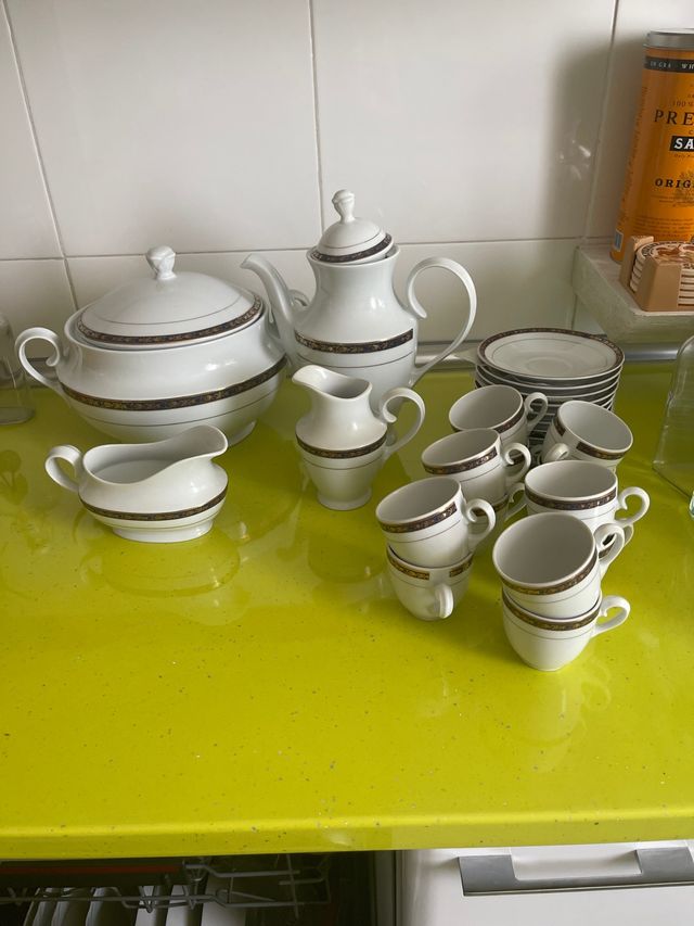 Vajilla de porcelana