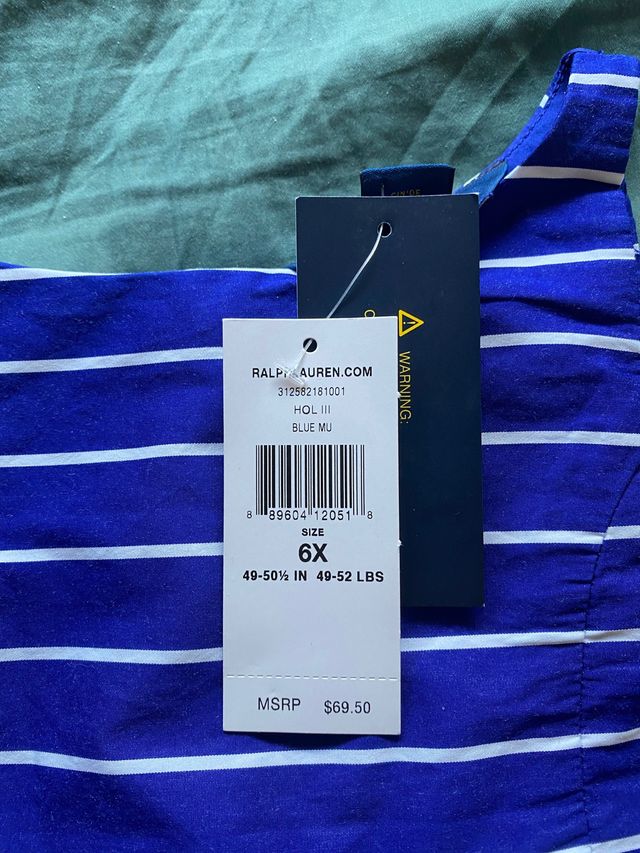 Vestido **POLO RALPH LAUREN ** niña NUEVO