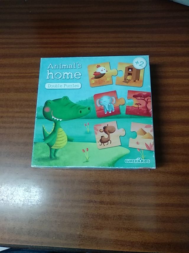 puzzle animales eureka kids