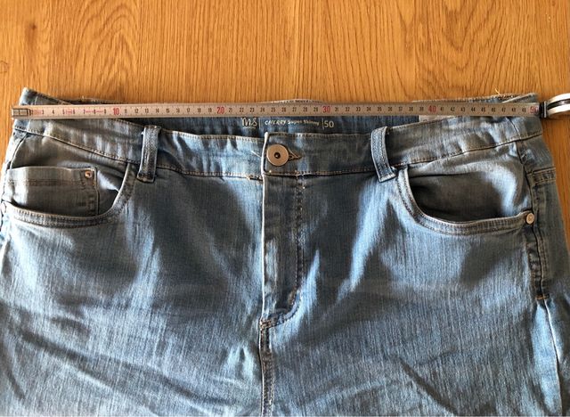 Pantalón Vaquero Elástico Talla 50.