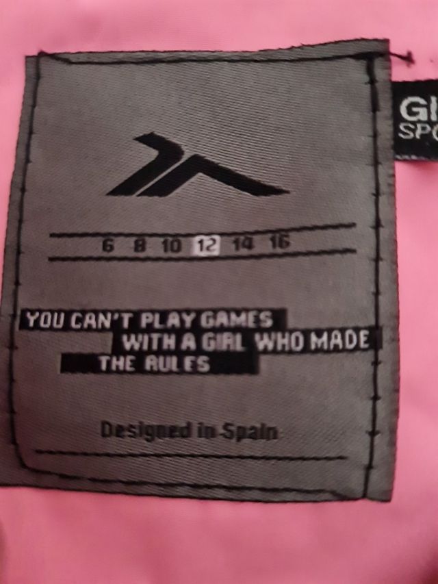 chubasquero talla 12