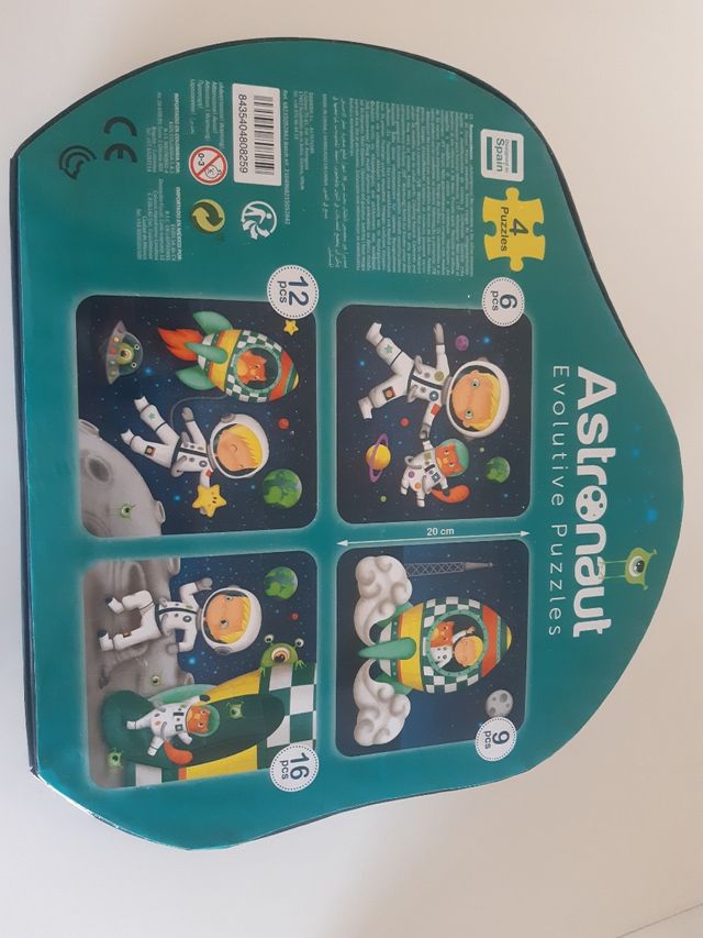 4 puzzles para niños a partir de 3 años