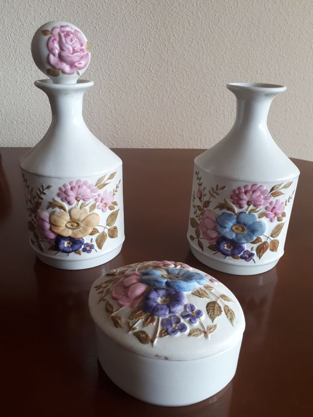 Juego tocador antiguo