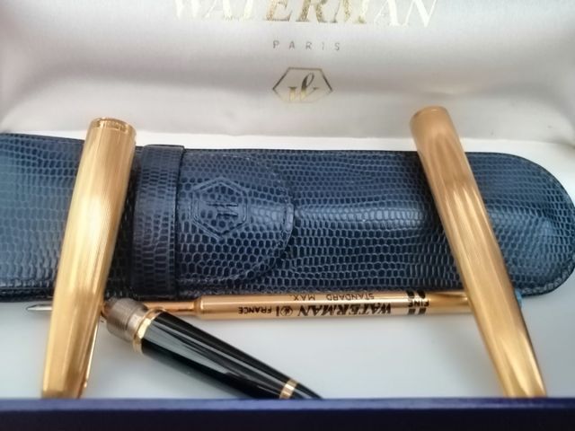 bolígrafo Waterman plaque oro