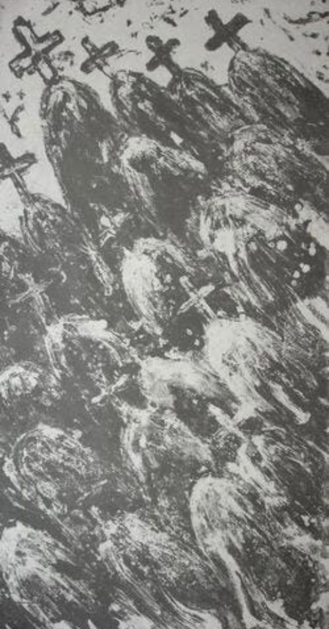 Grabado de Víctor Mira (1949-2003)