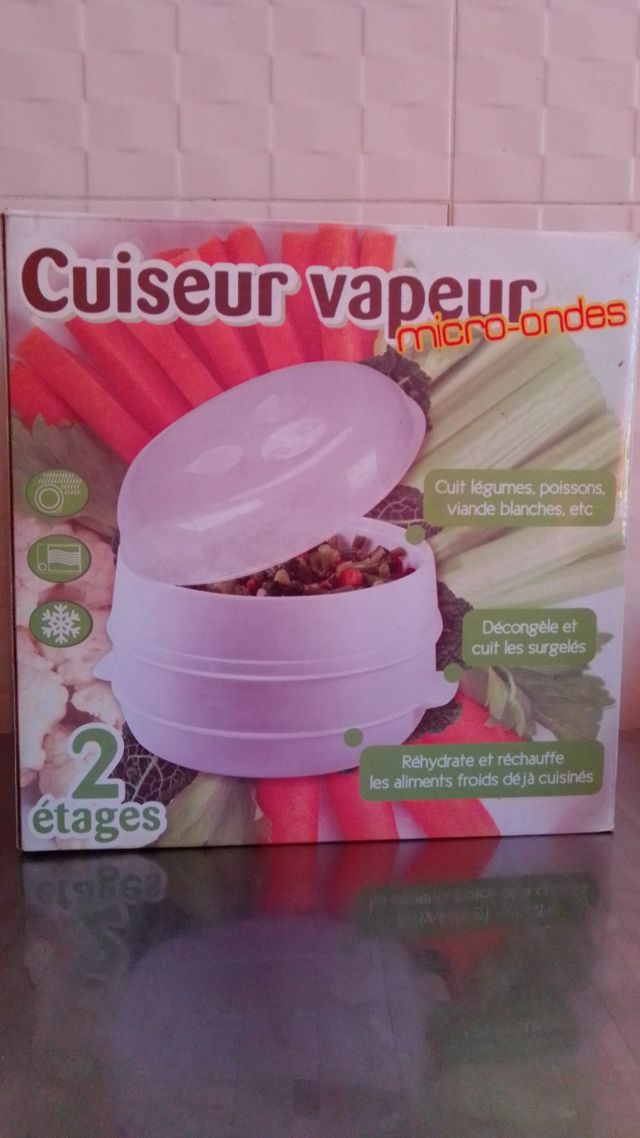 Vaporera para microondas.