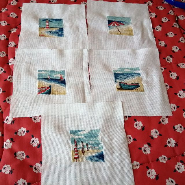 vendo cinque quadretti mare 