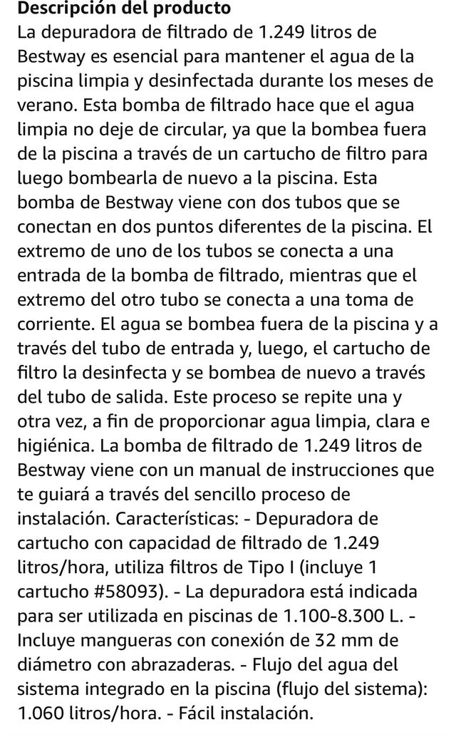 Depuradora BESTWAY 58381