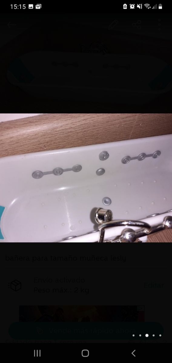 lavadora para muñeca y bañera 15 cada una