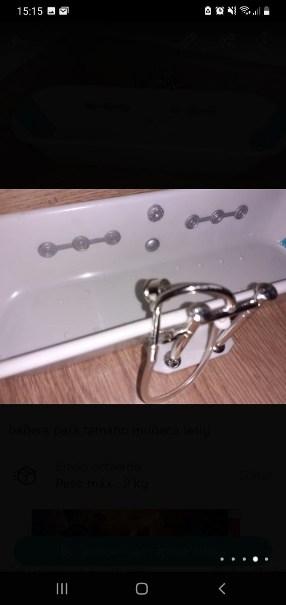 lavadora para muñeca y bañera 15 cada una