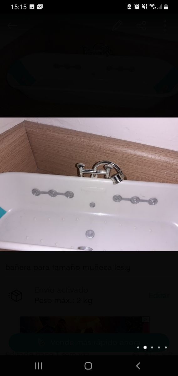 lavadora para muñeca y bañera 15 cada una