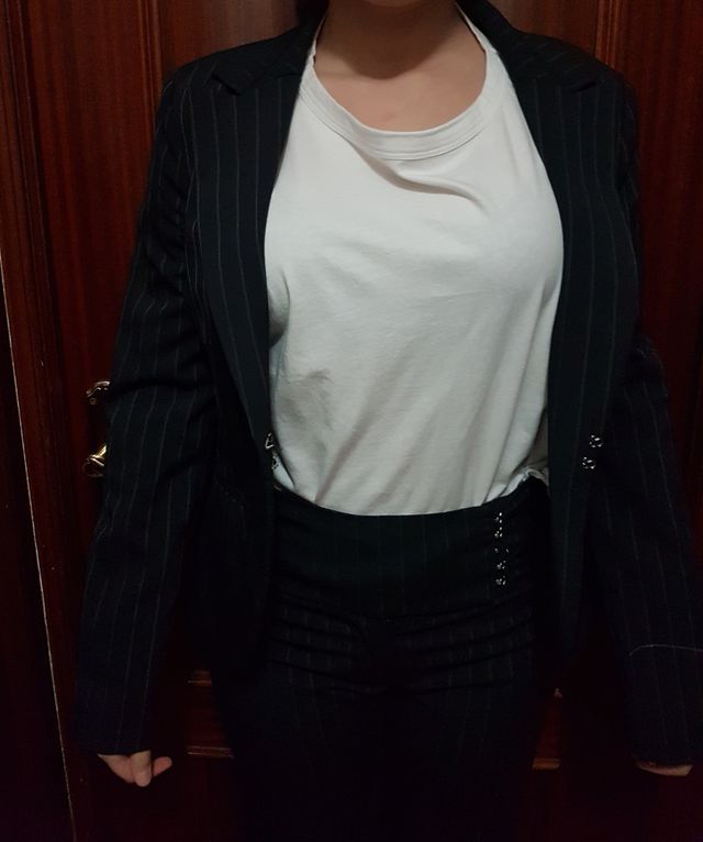 traje chaqueta. 