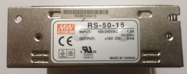Fuente de alimentación MW RS-50-15
