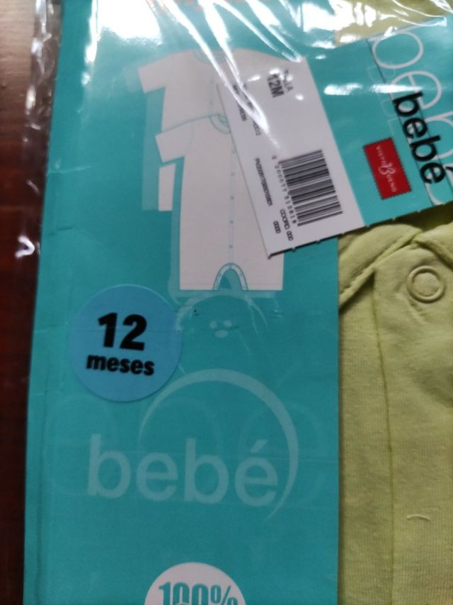 Pijamas de verano algodón bebé 12 meses