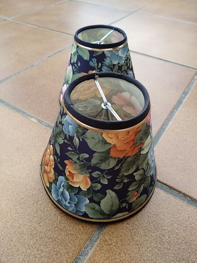 Pantallas para bombilla. Vintage