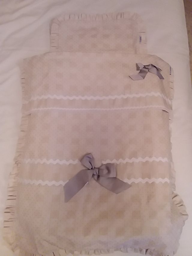 Saco capazo 4 piezas+sabana bajera