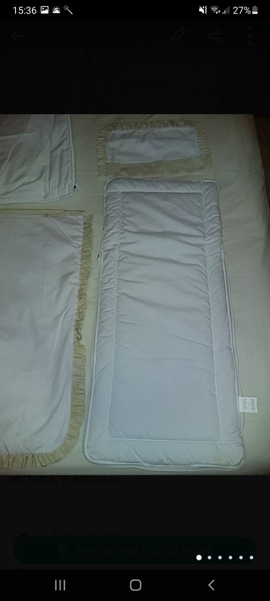 Saco capazo 4 piezas+sabana bajera