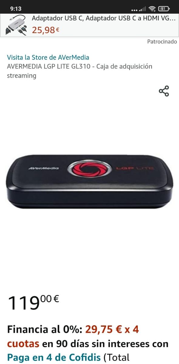 aVerMedia LGP Lite gl310