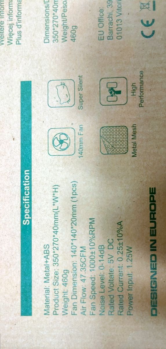 🟢OFERTA🟢 Ventilador para portátil