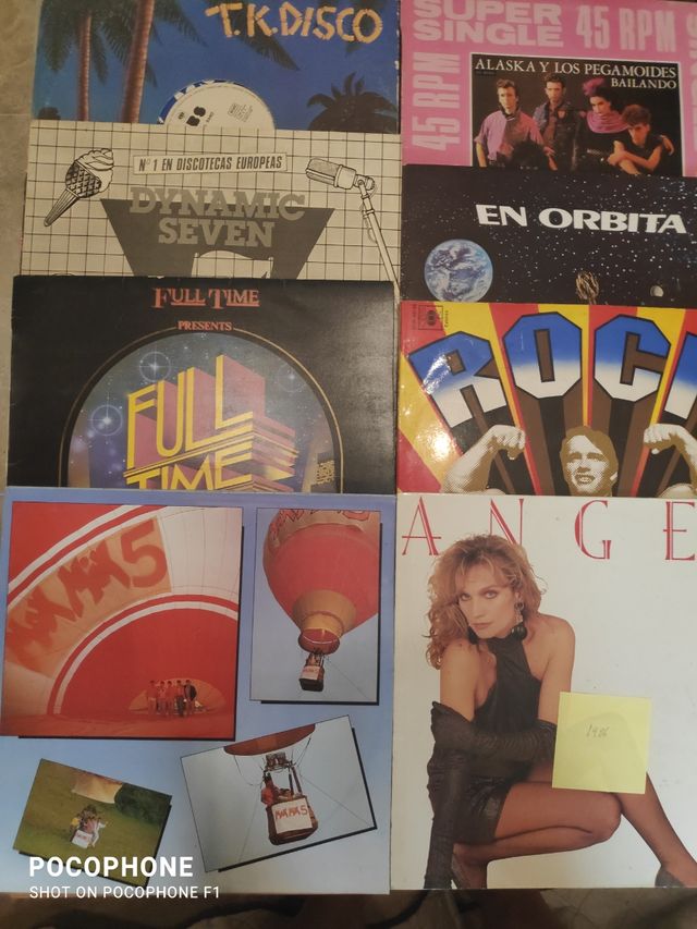 Discos vinilo años 80