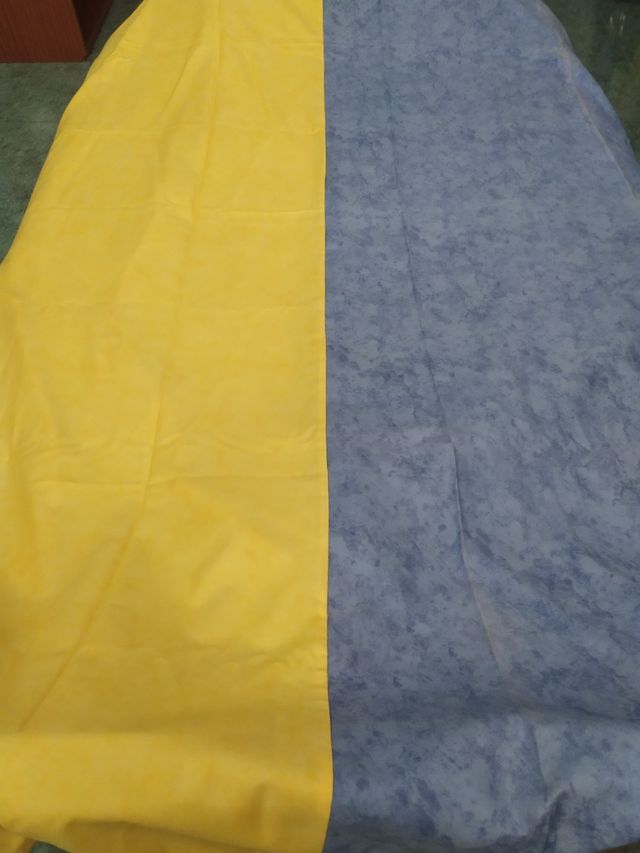 1 CAIDA CORTINA CONFECCIONADA 3,60 MTS X 2,46 ALTO