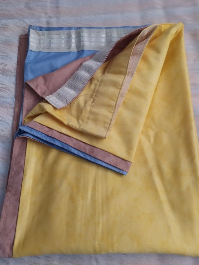 1 CAIDA CORTINA CONFECCIONADA 3,60 MTS X 2,46 ALTO