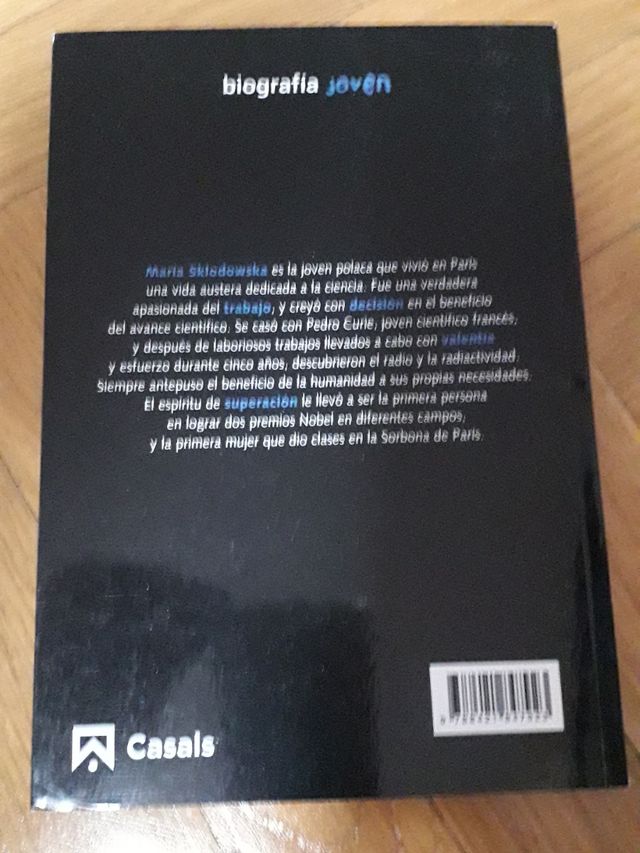 María Curie la descubridora del radio.