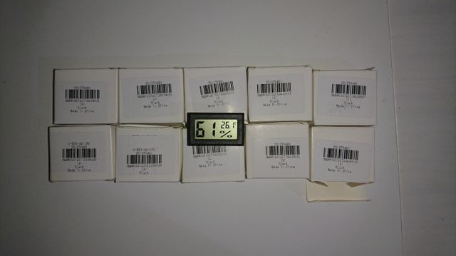 10 SENSORES DE TEMPERATURA Y HUMEDAD LCD