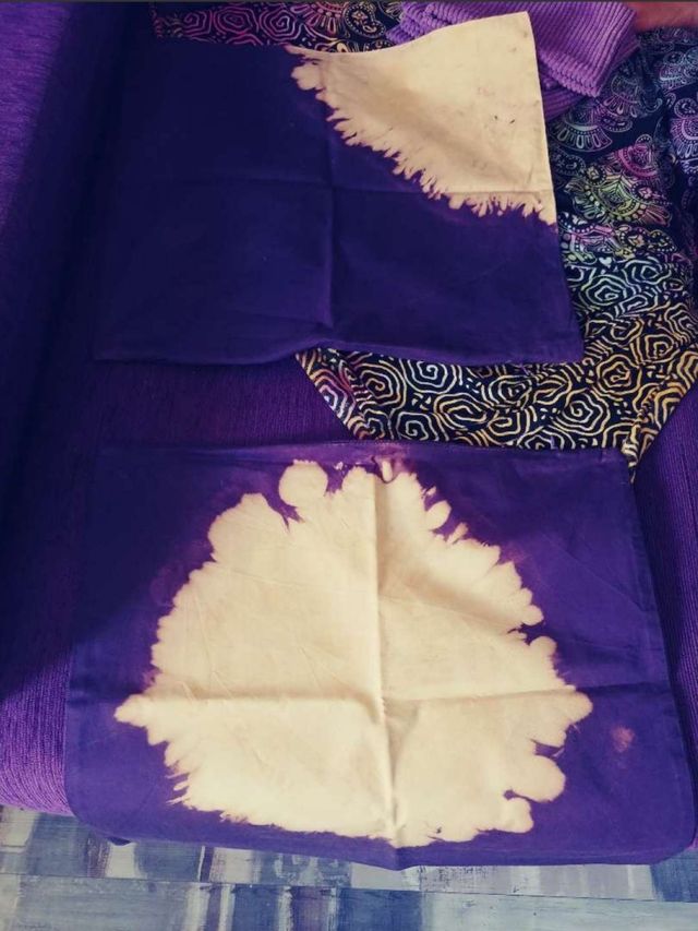 Fundas cojines degradados artesanales