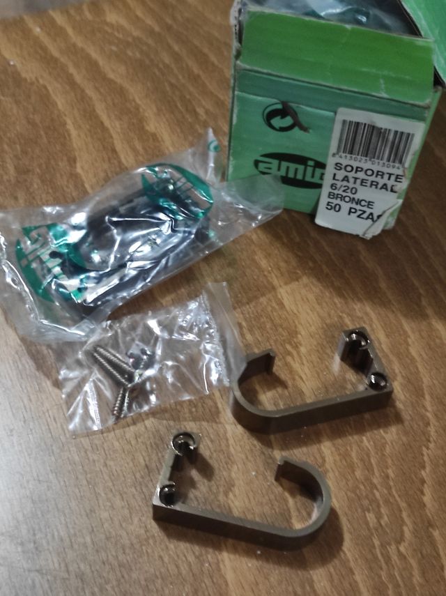 soporte lateral estante balda 6/20 bronce 