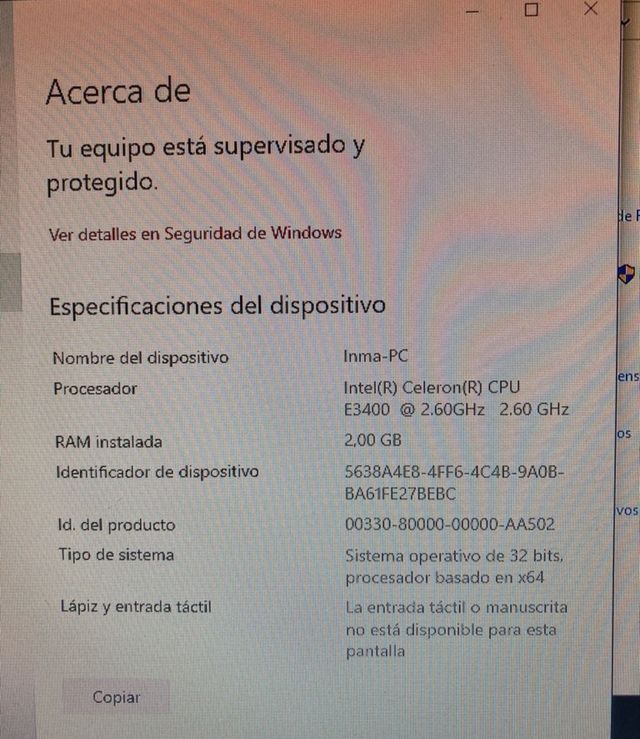 Torre de ordenador.Hp. Como nuevo. Envoltorios.