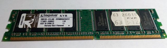 Kit 2GB de memoria RAM ordenador DDR (512x4)