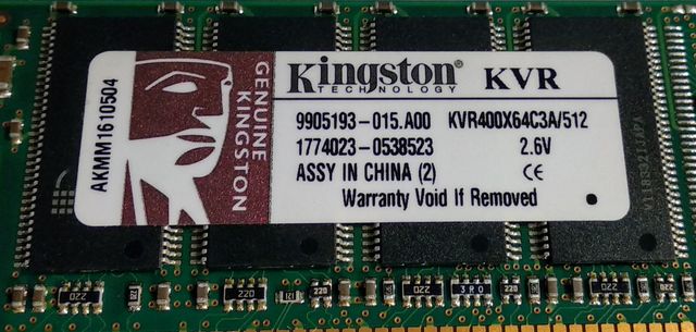 Kit 2GB de memoria RAM ordenador DDR (512x4)