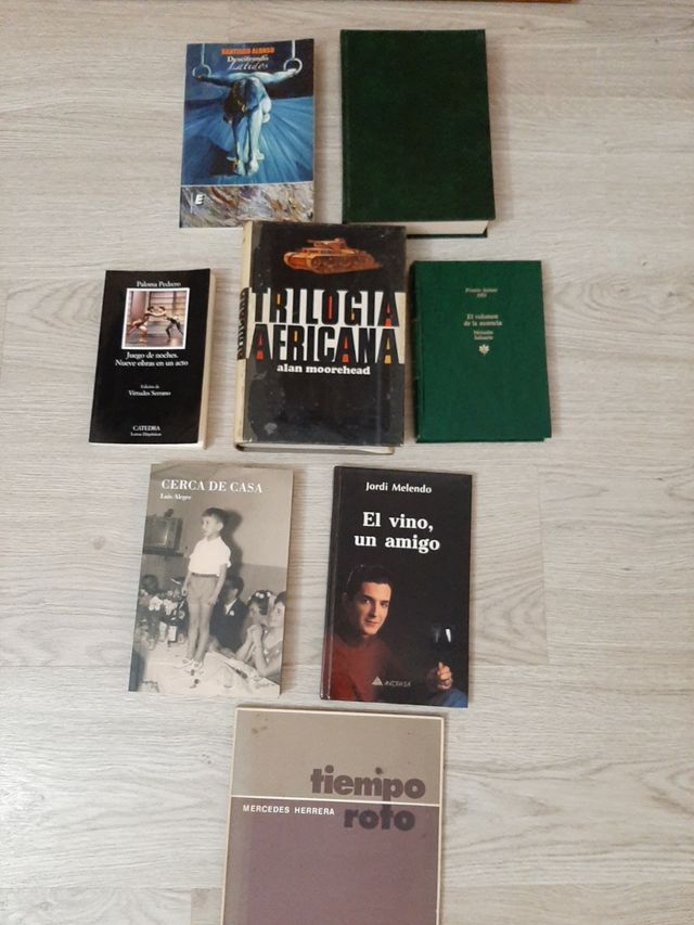 3x2 en libros, cada uno a 8€