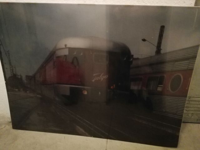 Lámina fotográfica Tren Talgo. 1,30x1,00 metro.