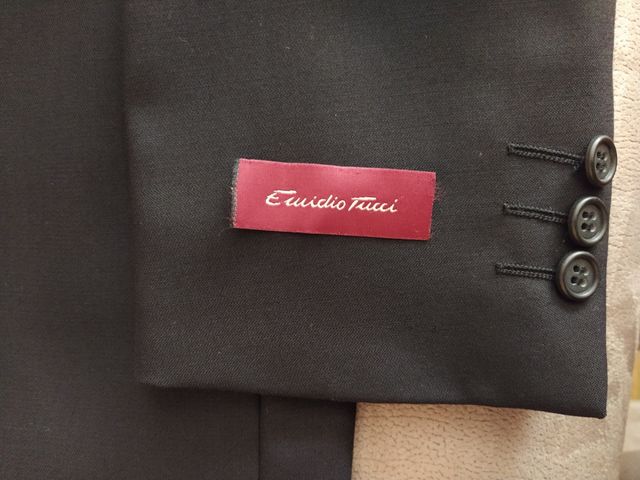 TRAJE EMIDIO TUCCI NEGRO - TALLA: 52
