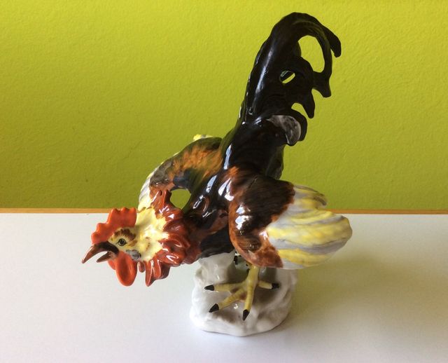 Gallo de pelea antiguo. Tipo Algora.