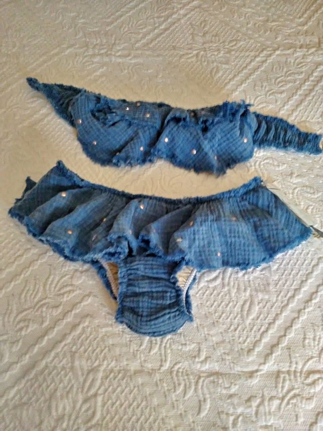 Biquini algodón con etiqueta