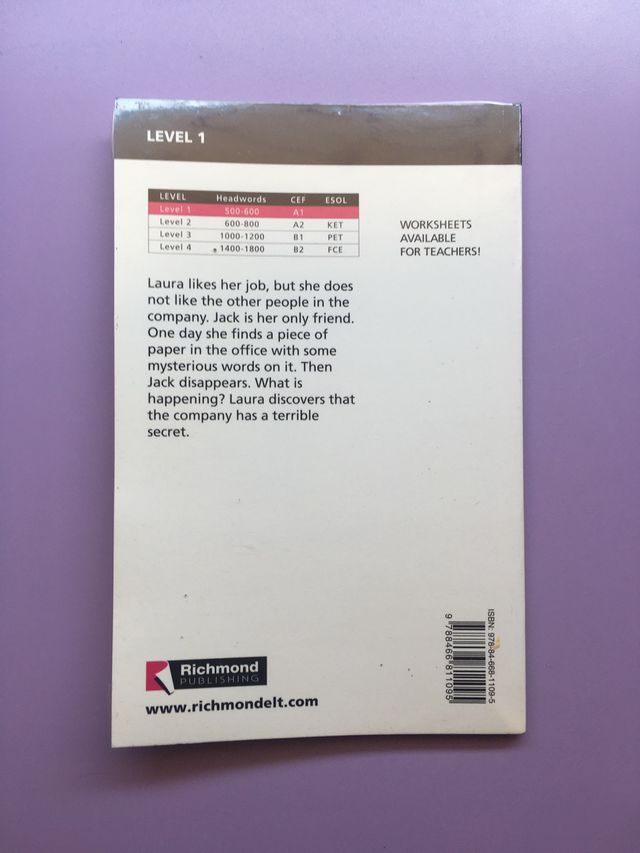 Libro inglés " jack's game"