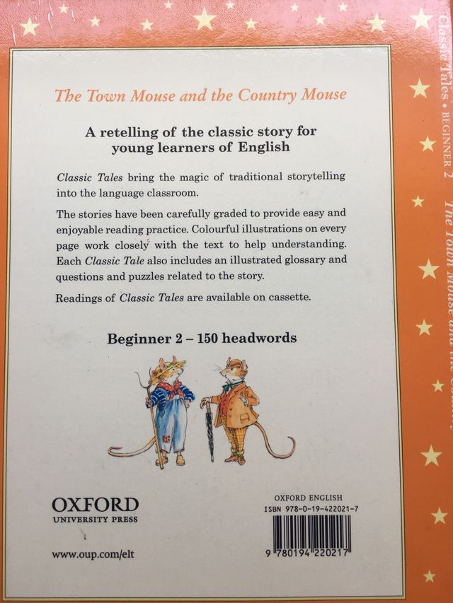 Libros "enormous trip " y "the town mouse"