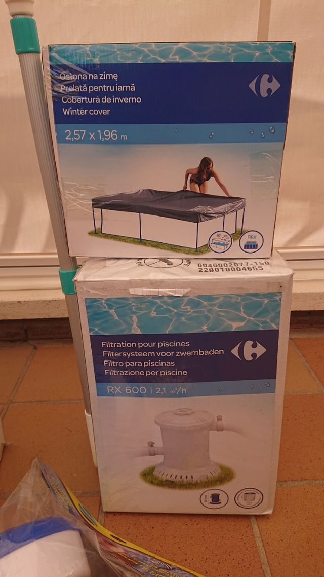 kit completo piscina infantil 